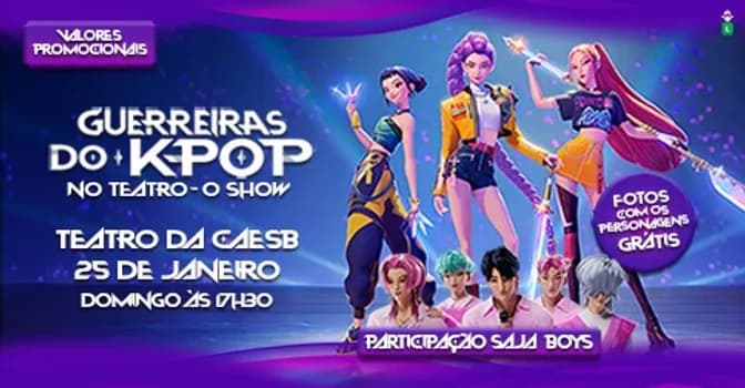 Imagem do GUERREIRAS DO K-POP - 17h30 - SESSÃO EXTRA 