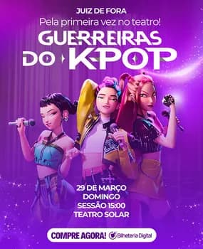 Imagem do GUERREIRAS DO K-POP TEATRO SOLAR - SESSÃO 15H00