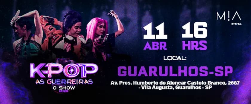 Imagem do Guerreiras do Kpop - o show