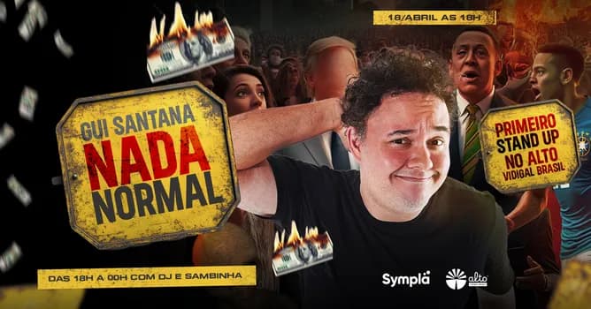 Imagem do GUI SANTANA  NADA NORMAL STAND UP NO AVB
