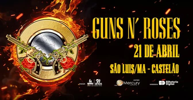Imagem do Guns N Roses I SÃO LUIS