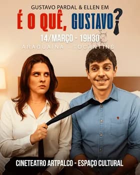Imagem do Gustavo Pardal e Ellen em - É o quê, Gustavo?