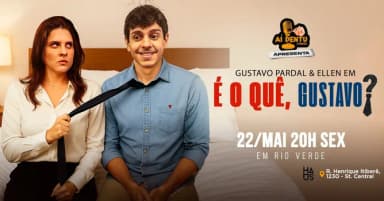 Gustavo Pardal e Ellen em ' É o que, Gustavo ??' em Rio Verde