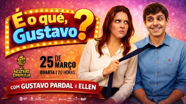 Imagem do Gustavo Pardal e Ellen em: É o quê, Gustavo?