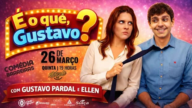 Imagem do Gustavo Pardal e Ellen em: É O QUÊ, GUSTAVO?