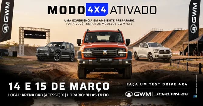 Imagem do GWM MODO 4X4 ATIVADO