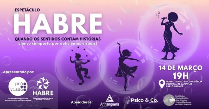 Imagem do HABRE - Quando os sentidos contam histórias