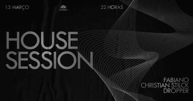 Imagem do HOUSE SESSION - Dropper + Fabiano + Christian Stilker 