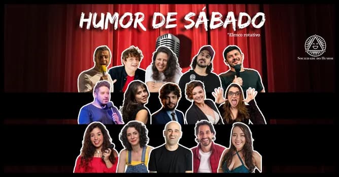 Imagem do HUMOR DE SÁBADO - INGRESSO GRÁTIS - 14/03