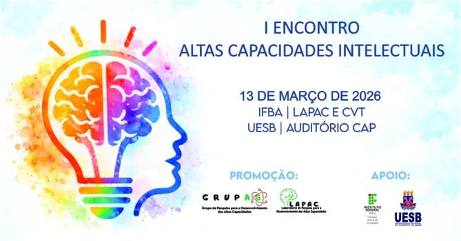 Imagem do I ENCONTRO ALTAS CAPACIDADES INTELECTUAIS