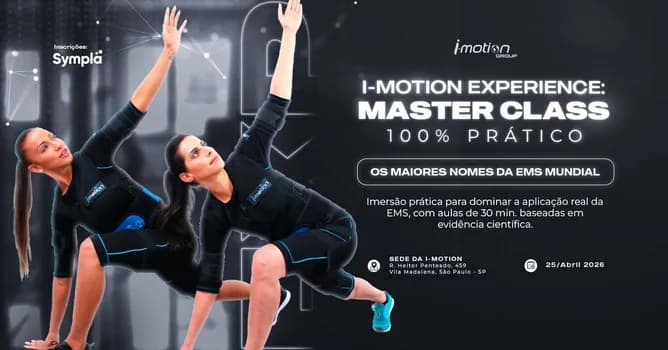 Imagem do I-MOTION EXPERIENCE: MASTER CLASS  100% PRÁTICO