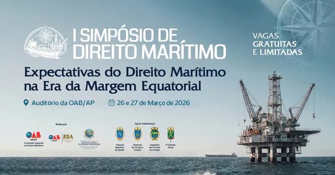 Imagem do I Simpósio de Direito Marítimo - OAB Amapá