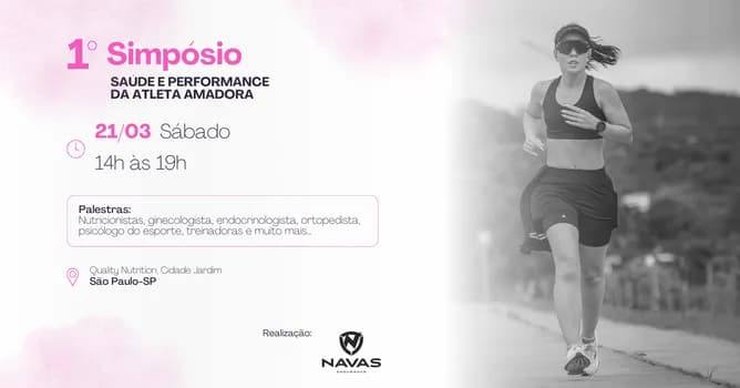 Imagem do I Simpósio Saúde e Performance da Atleta Amadora