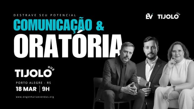 Imagem do Imersão: Comunicação e Oratória