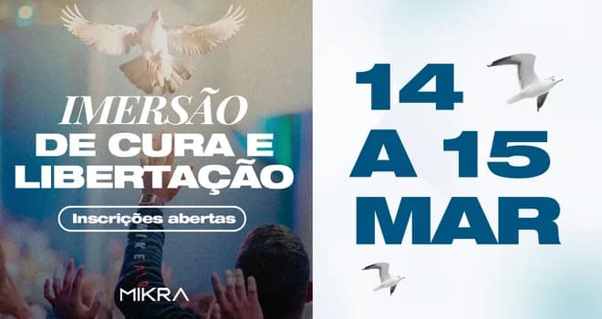 Imagem do IMERSÃO DE CURA E LIBERTAÇÃO