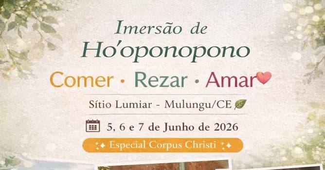 Imagem do Imersão de Ho'oponopono | Comer, Rezar, Amar