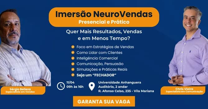 Imagem do Imersão NeuroVendas 2026