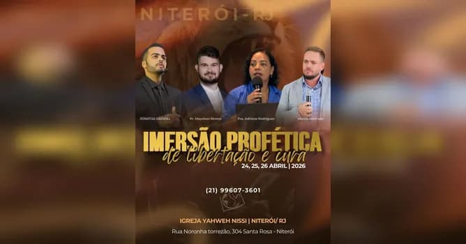Imagem do Imersão Profética de Libertação e Cura