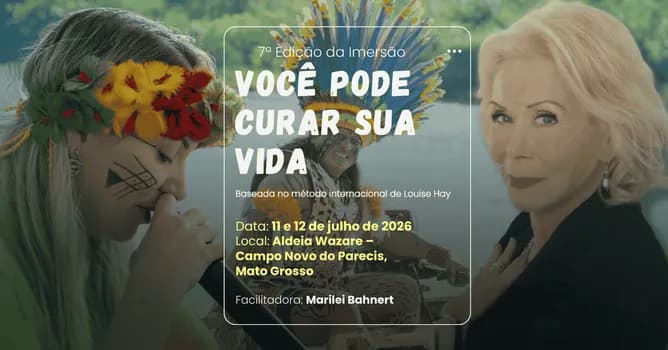 Imagem do IMERSÃO VOCÊ PODE CURAR SUA VIDA | 7ª EDIÇÃO