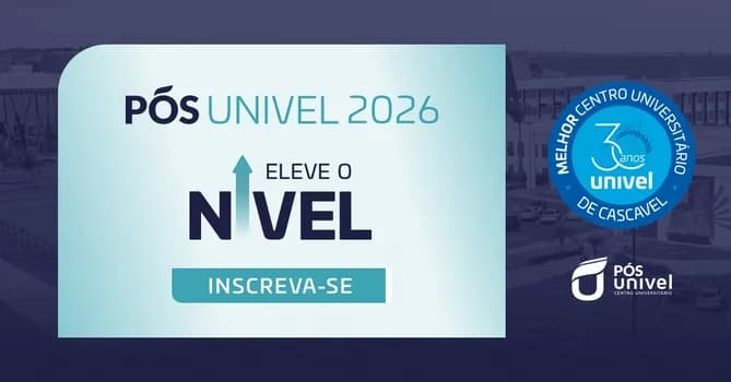 Imagem do INSCRIÇÃO PÓS UNIVEL 2026