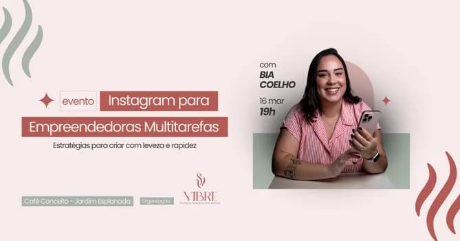Imagem do Instagram para Empreendedoras Multitarefas