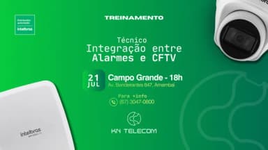 Integração entre Alarmes e CFTV em Campo Grande