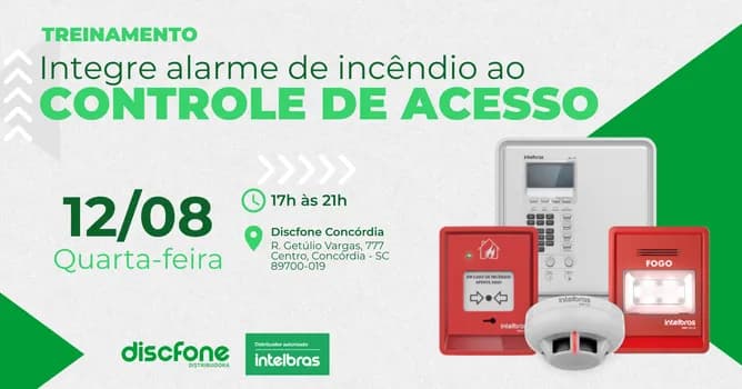 Imagem do Integre alarme de incêndio ao controle de acesso