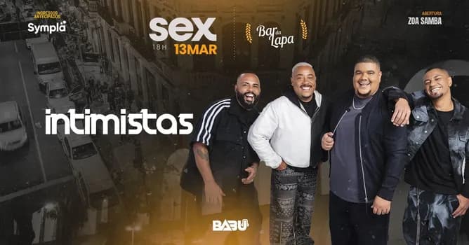 Imagem do INTIMISTAS NO BAR DA LAPA