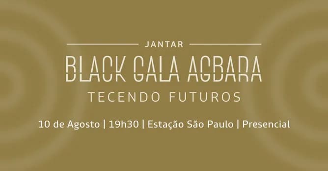 Imagem do Jantar Black Gala Agbara 2026 - Tecendo Futuros