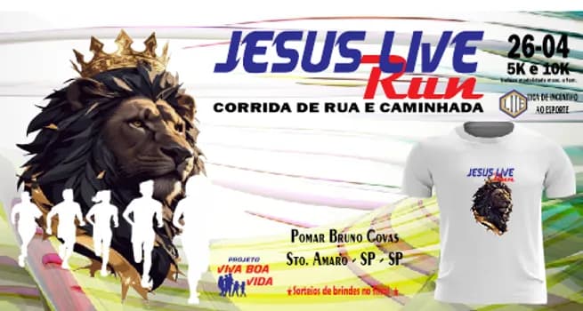 Imagem do JESUS LIVE RUN