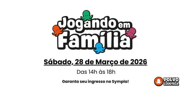 Imagem do Jogando em Família - Março de 2026