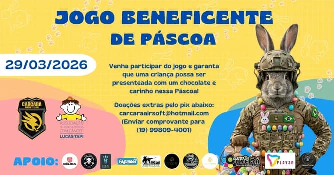 Imagem do JOGO BENEFICENTE DE PÁSCOA - LUCAS TAPI