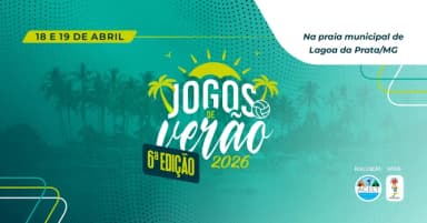 JOGOS DE VERÃO 2026 - LAGOA DA PRATA/MG em Lagoa da Prata