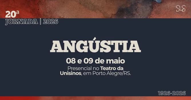 Imagem do Jornada Sig 2026 - Angústia