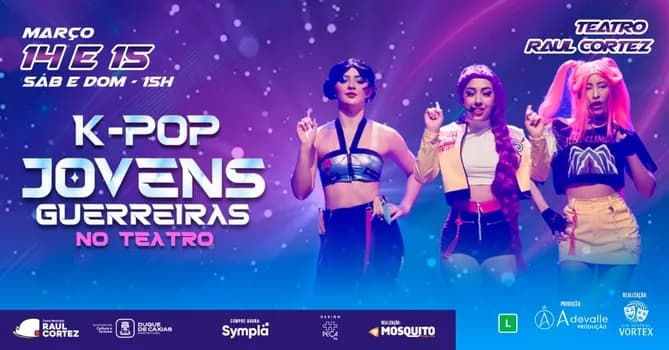 Imagem do JOVENS GUERREIRAS NO TEATRO - 15/03