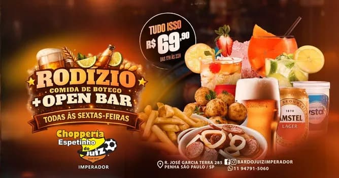 Imagem do JUIZ IMPERADOR - OPEN BAR E COMIDA DE BOTECO