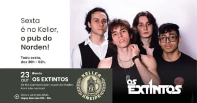Keller Kneipe: Banda Os Extintos em Blumenau