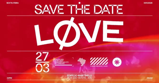 Imagem do LØVE no Edifício Martinelli l 27.03