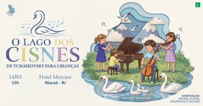 Imagem do Lago dos Cisnes Para Crianças em Macaé [14/03]