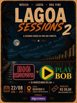 LAGOA SESSIONS - 22/08 em Rio de Janeiro