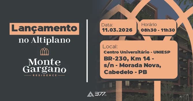 Imagem do Lançamento Oficial Monte Gargano - Altiplano