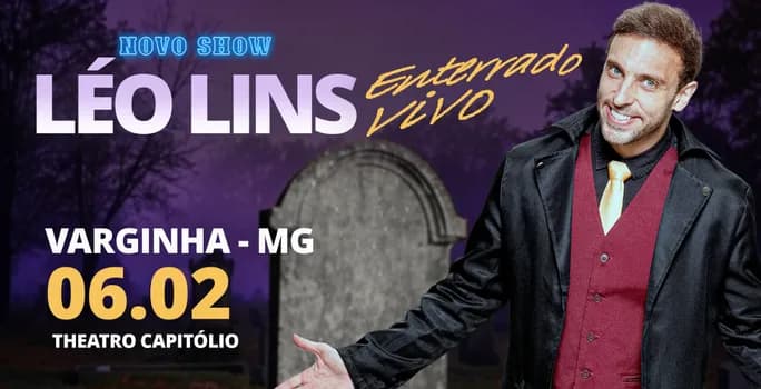 Imagem do LÉO LINS EM VARGINHA - ENTERRADO VIVO (NOVO SHOW)