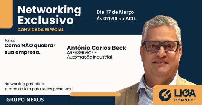 Imagem do Liga do Conhecimento - Connect NEXUS - 17/03 na ACIL