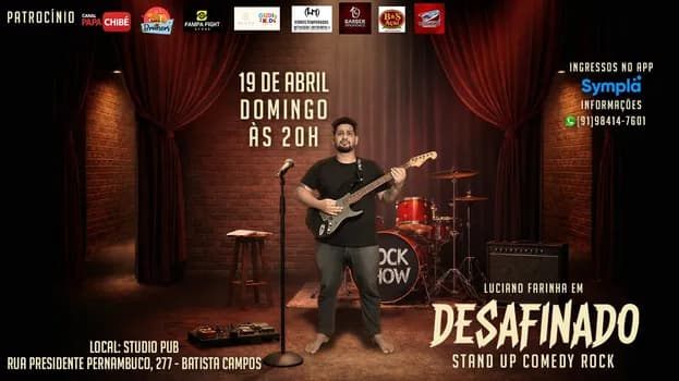 Imagem do Luciano Farinha - Desafinado - Stand Up Comedy Rock