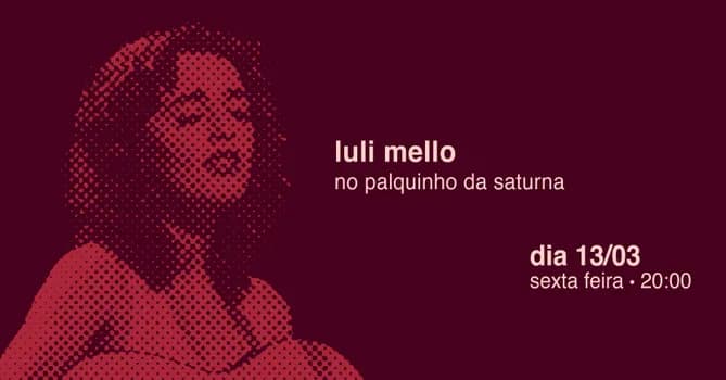 Imagem do Luli Mello no palquinho da Saturna