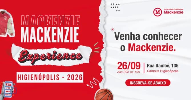 Imagem do Mackenzie Experience 2026 - Campus Higienópolis