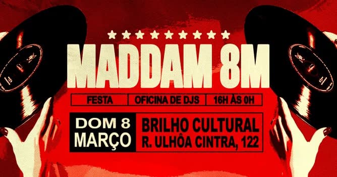 Imagem do MaddaM 08/03 Gratuito no Brilho Cultural