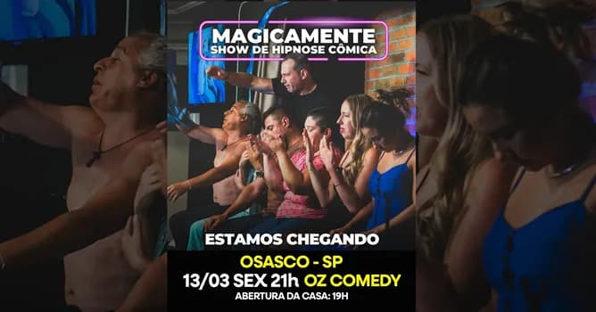 Imagem do MAGICAMENTE EM OSASCO - STAND UP COMEDY  