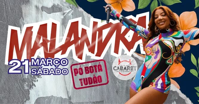 Imagem do MALANDRA - FUNKPOP! - SÁBADO - 21.03