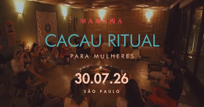 Imagem do Manawa Cacau Ritual - Mulheres - Julho